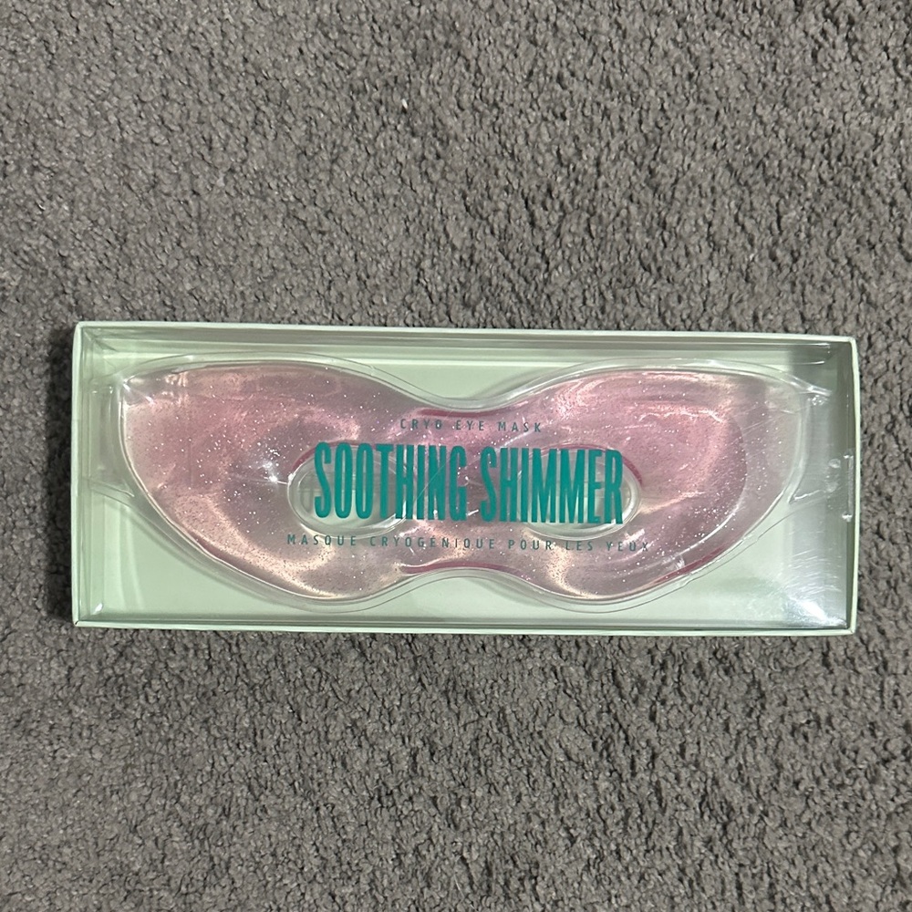 Anthropologie Soothing Shimmer Gel Eye Mask